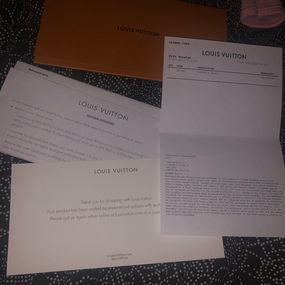 Louis Vuitton iPhone X phone case - Picture 5 of 6